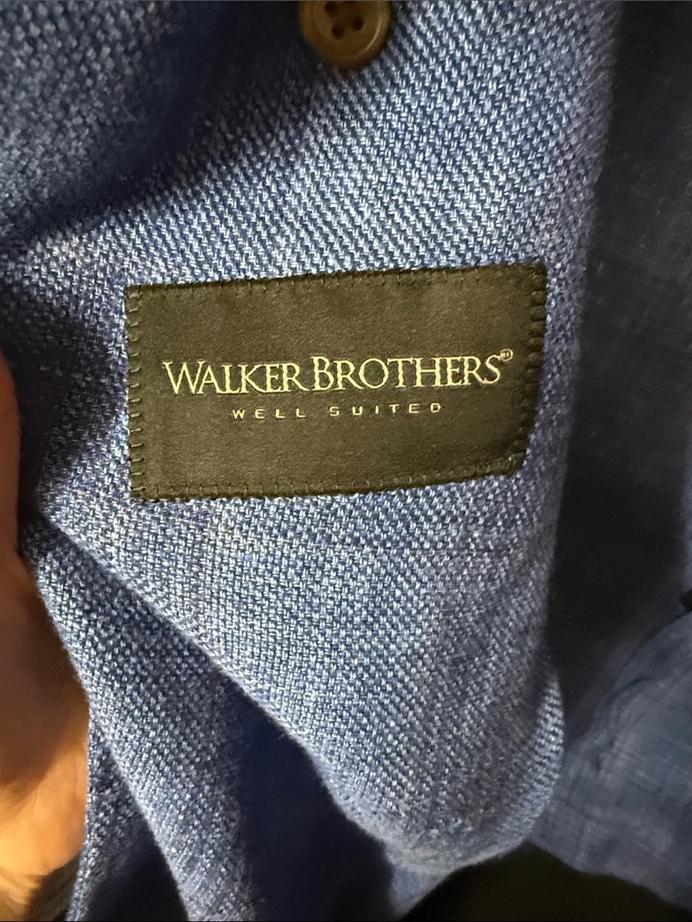 Men's Blue Plaid Sport Coat Blazer - Classic Tailored Style